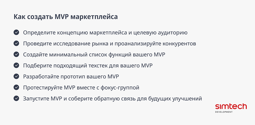 Как создать MVP маркетплейса