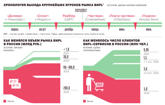 Наиболее популярные направления расходования средств через BNPL-сервисы в 2024 г.