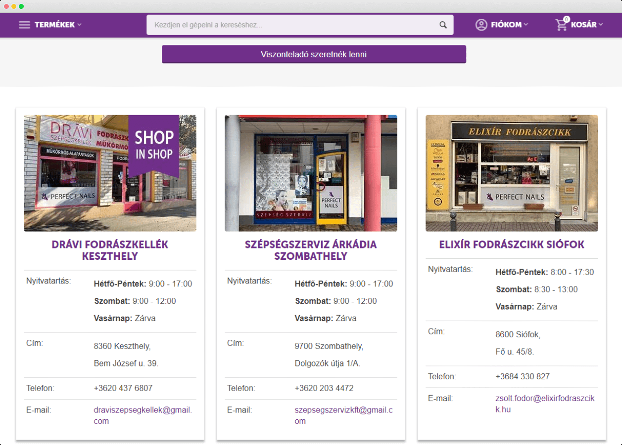 Perfect Nails Course Page