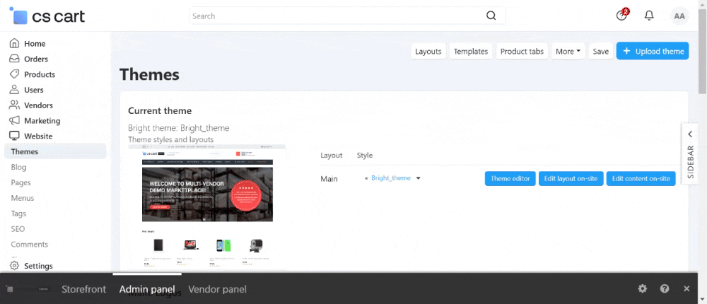 CS-Cart Themes