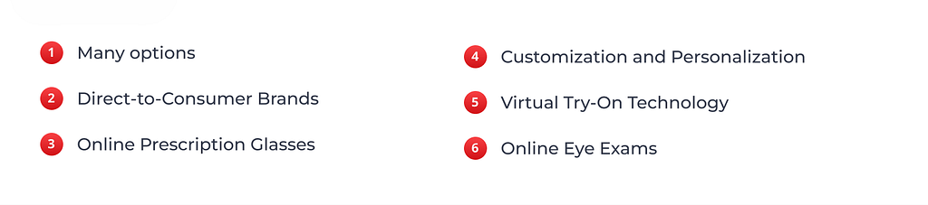 Optics marketplace features