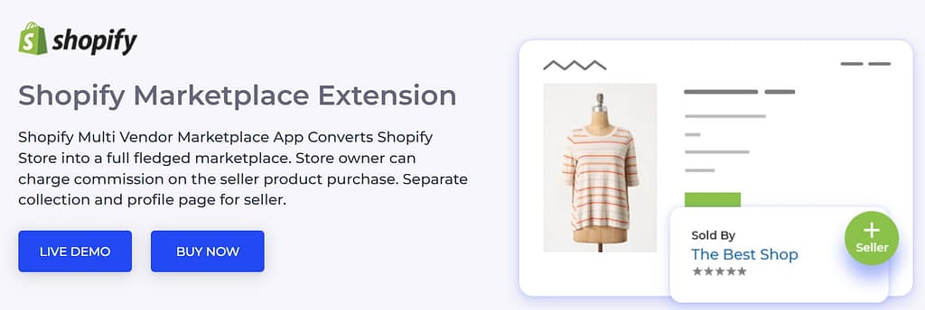 Shopify Marketplace Extension