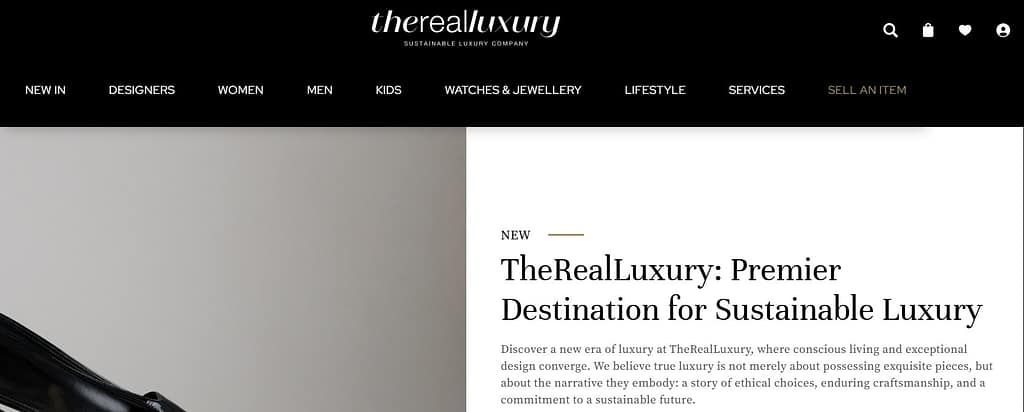 Our client — the Real Luxury — positions itself as a sustainable company for designer goods. They are looking for talented designers to list their products.