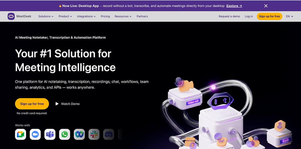 MeetGeek - Solution for Meeting Intelligence