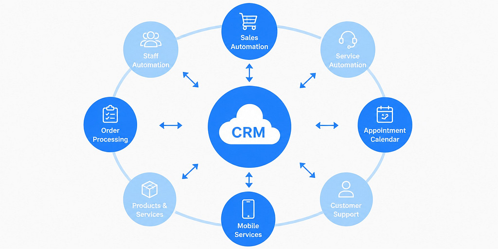 Some entrepreneurs consider that CRM is needed only for big-sized businesses but CRM for small retail businesses is also a great solution. Automated systems help to boost any business. For small business CRM and CMS are required, but ERP is a solution for bigger players. The value of a CRM for eCommerce depends on how well it integrates with the eCommerce platform, payments, and support tools.