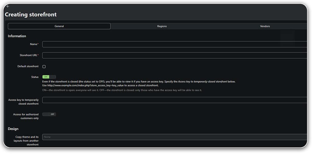 creating an online electronics store