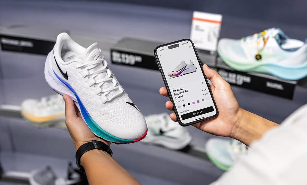 Nike QR code scanning