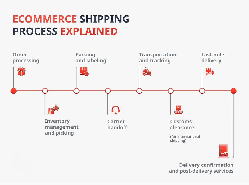 Ecommerce Shipping Process Explained