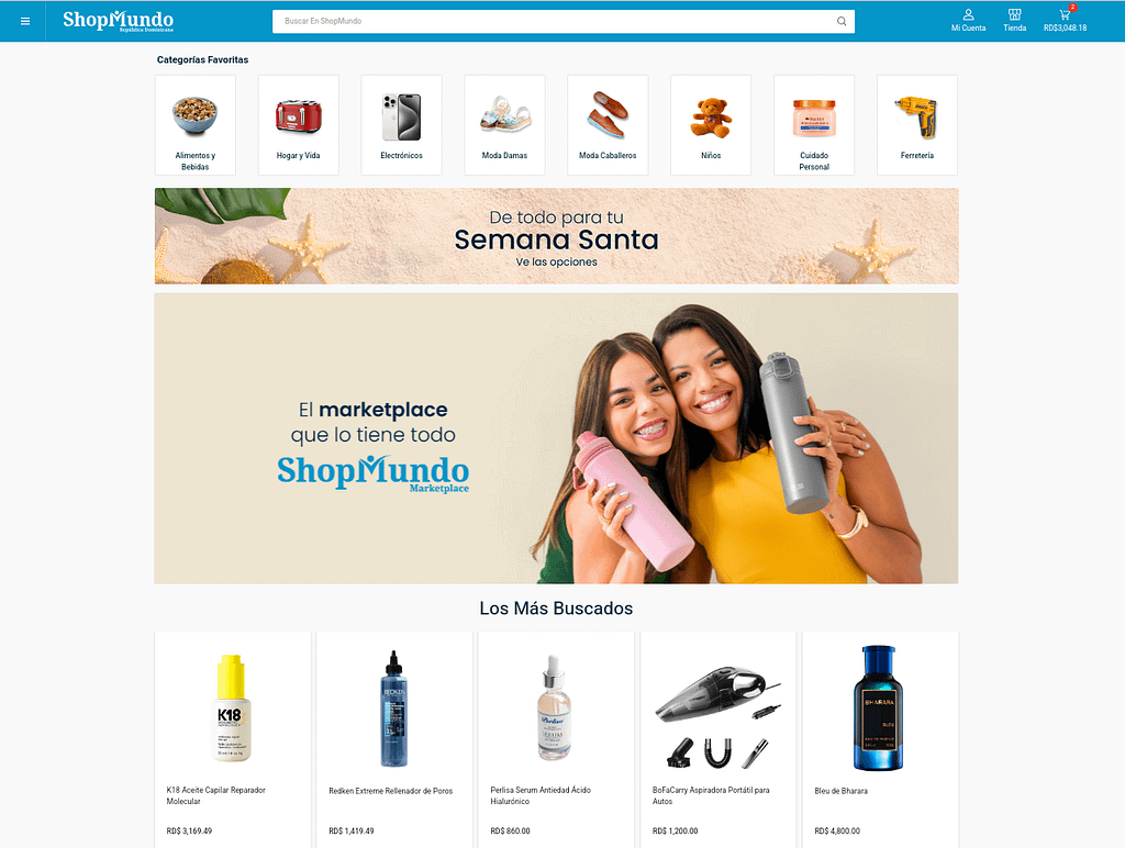 Shopmundo Website