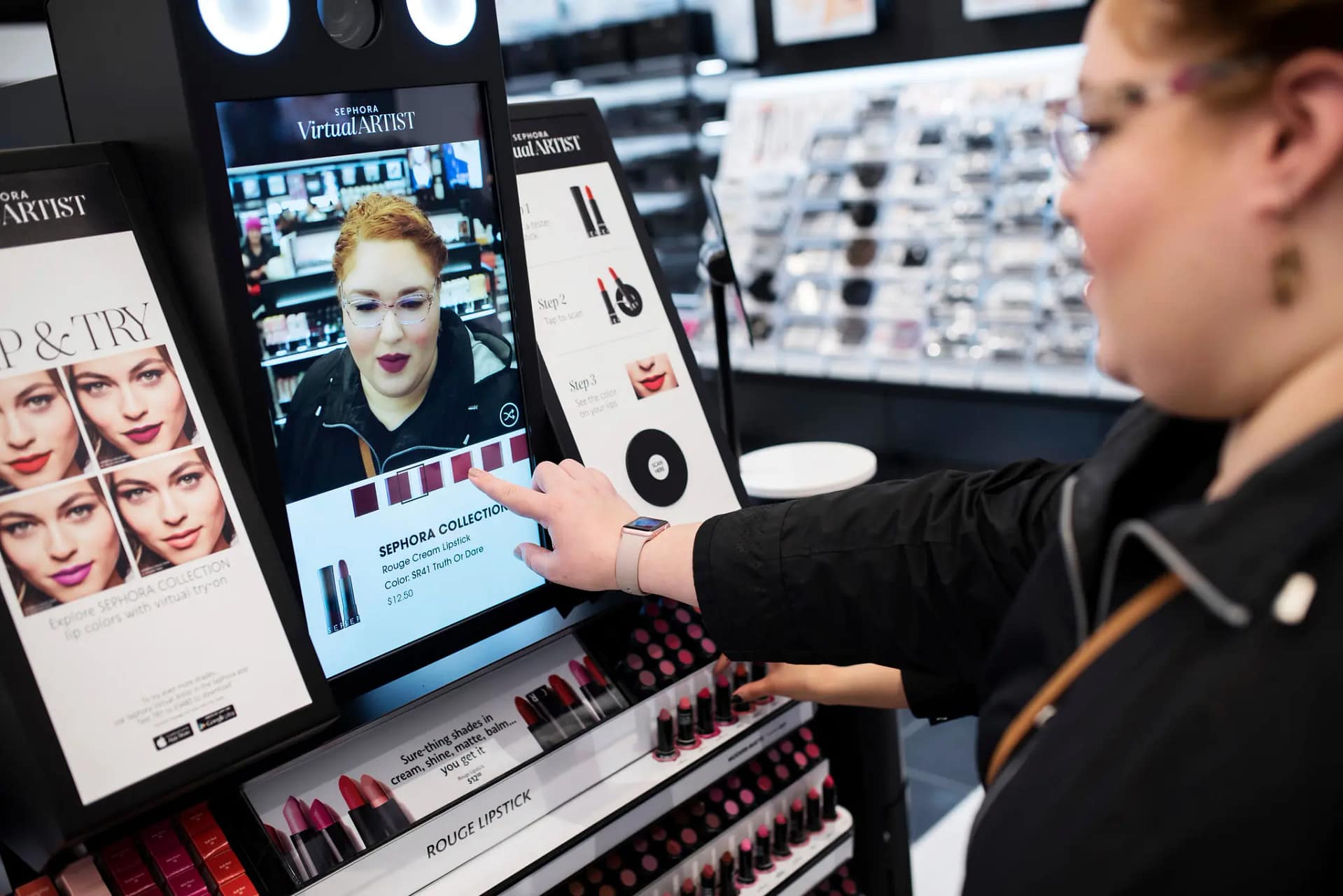 Sephora Virtual Artist app.