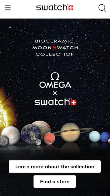Omega and Swatch collaboration