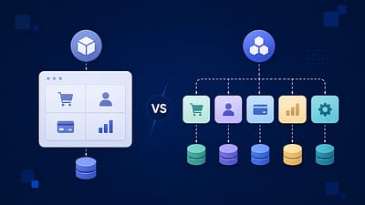 monolithic vs microservice architecture