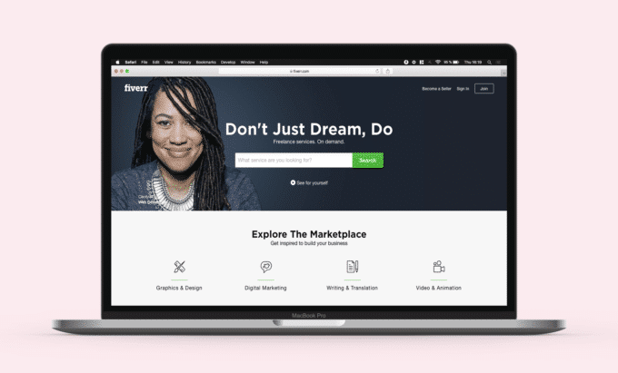 Fiverr - Transaction fee marketplace