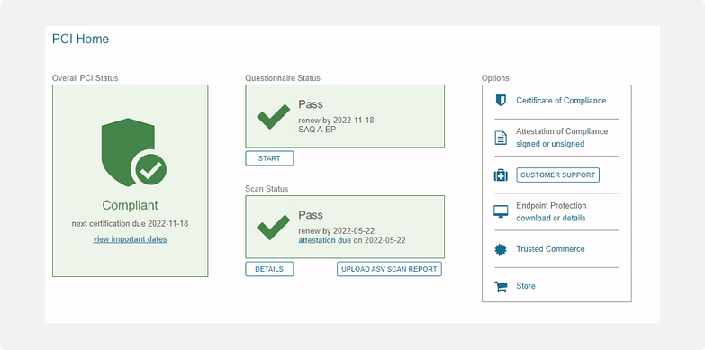 PCI compliance