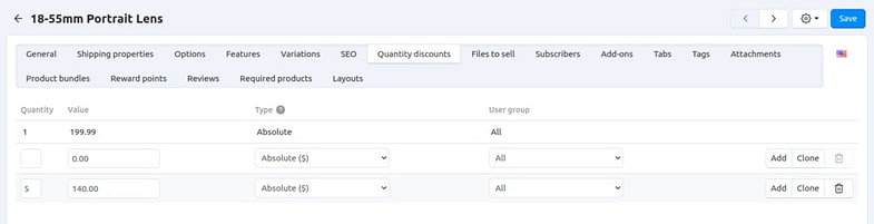 Tiered Pricing