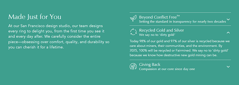 Sustainable Jewelry by Brilliant Earth