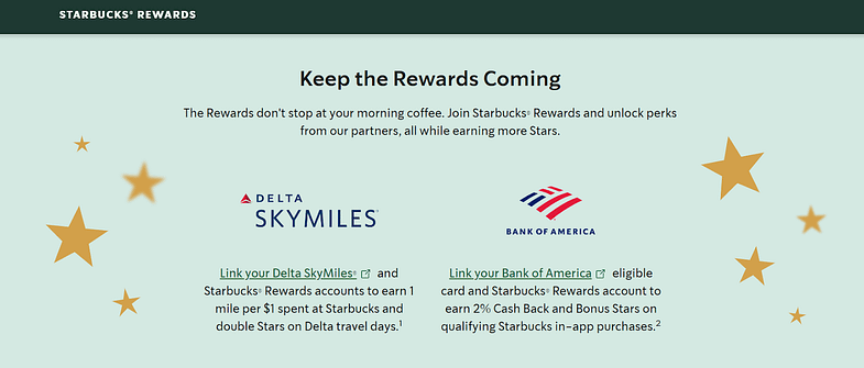 Starbucks loyalty program
