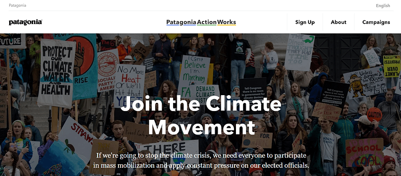 Patagonia - Join the Climate Movement