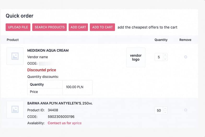 Quick Order