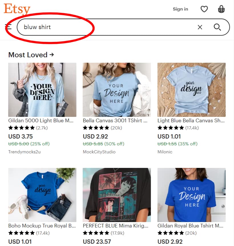 Search Typos