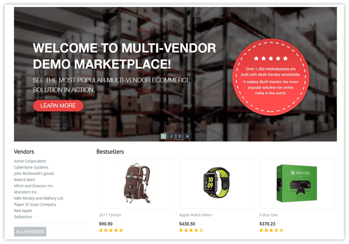 Multi-Vendor demo
