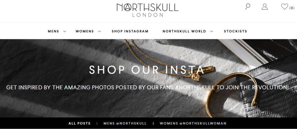 Наш клиент Northskull использует пользовательский контент для продвижения своего бренда