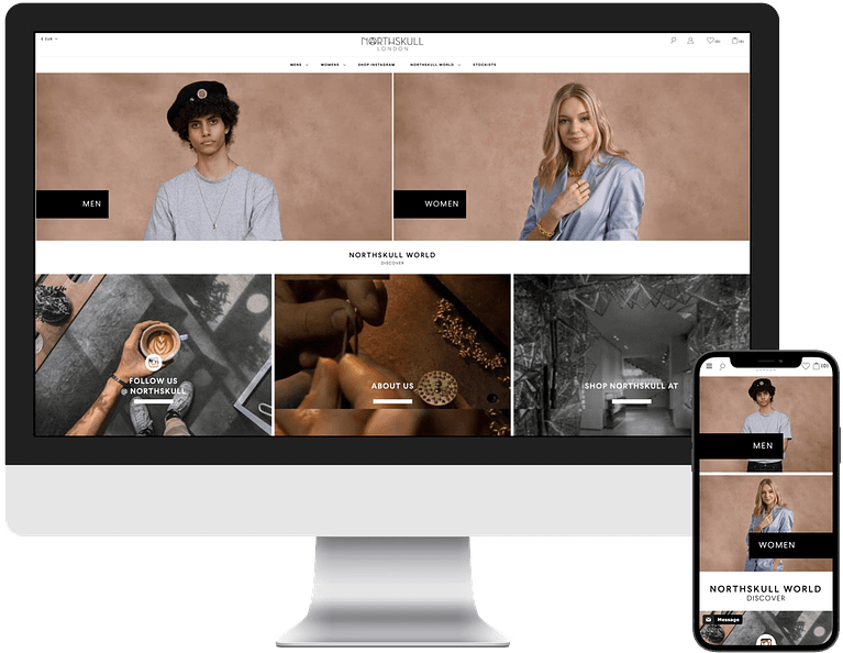 Разработка интернет-магазина модного бренда Northskull