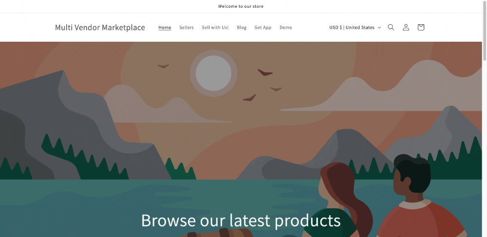 Marketplace based on Shopify