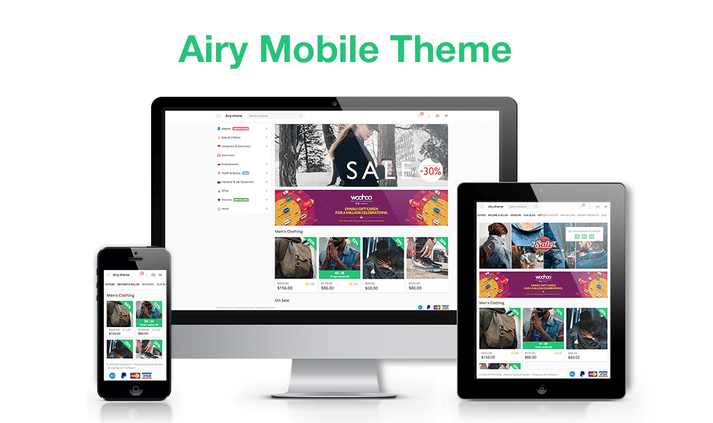 Airy Mobile Theme for CS-Cart