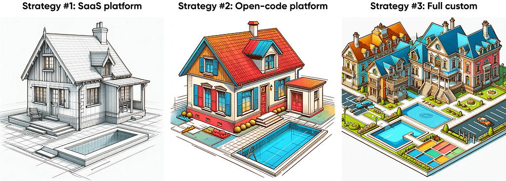 The three strategies to develop a marketplace