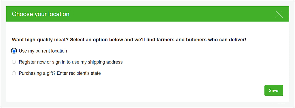 For ChopLocal, we developed a function allowing users to find the nearest farmer to order meat.