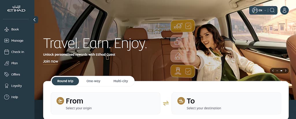 Magento Site - Etihad