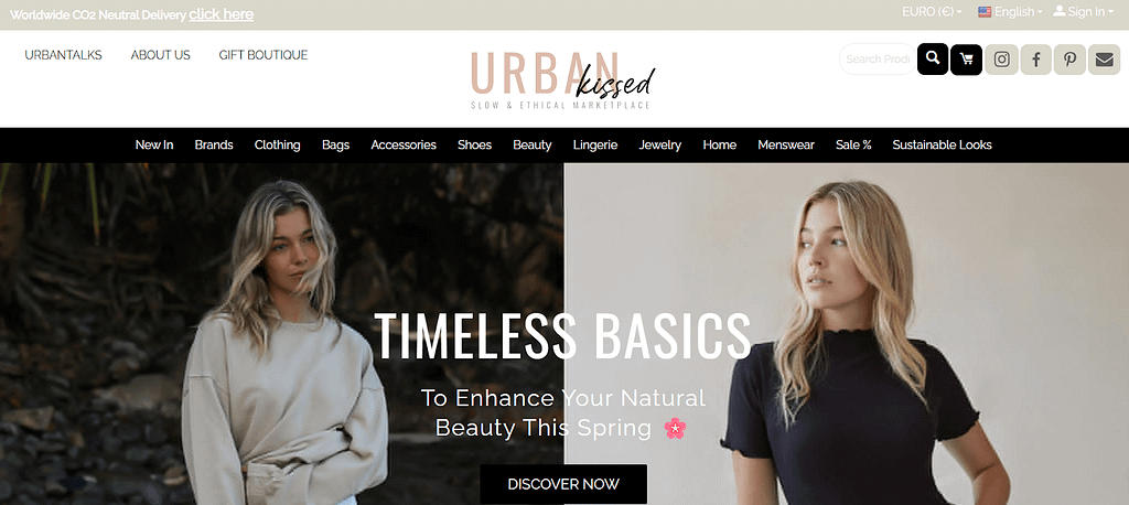 Homepage of Urbankissed