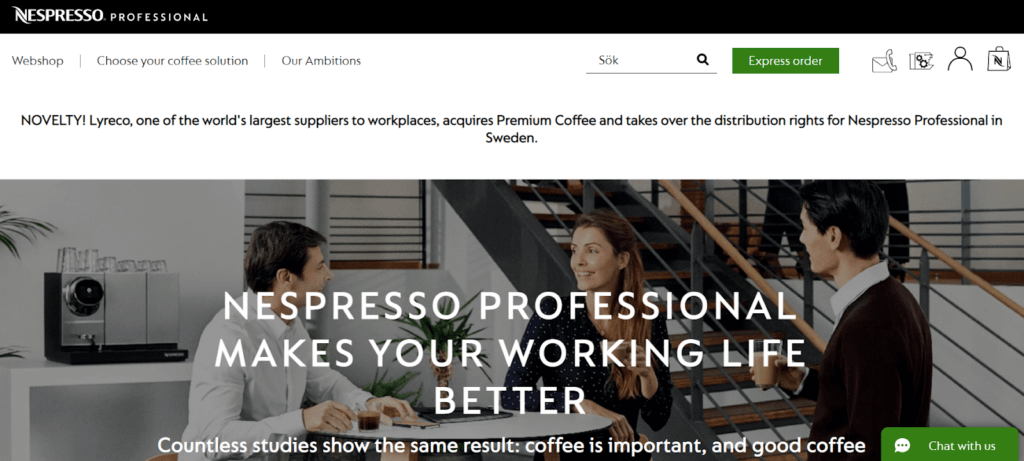 Nespresso used a combination of CS-Cart and Salesforce to build their online storefronts