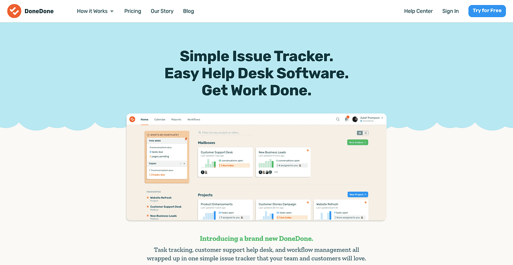 donedone ecommerce help desk software