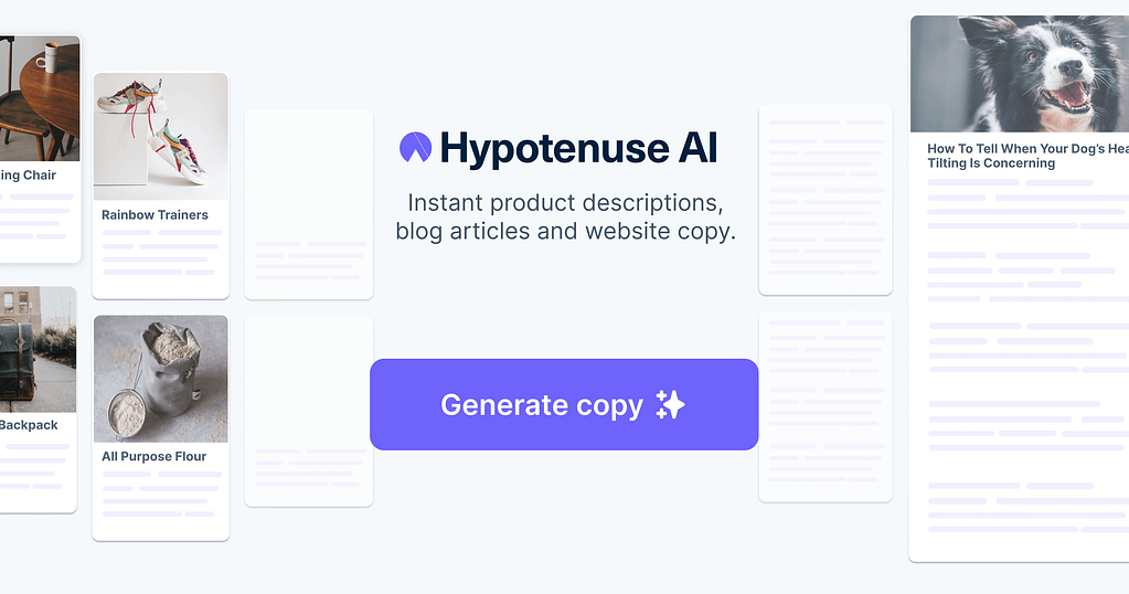 Hypotenuse AI tool