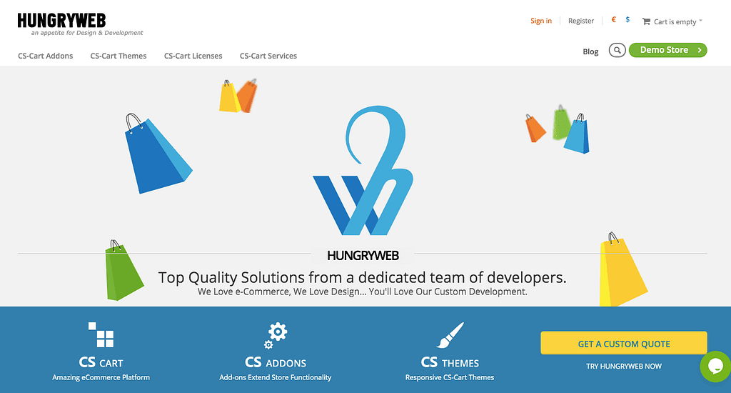 hungryweb cs cart developer