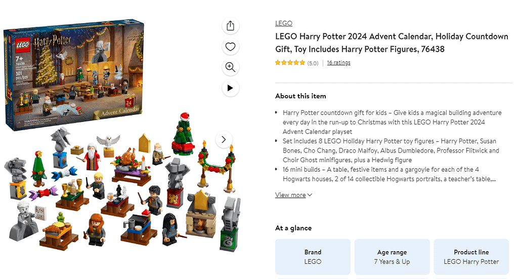 Harry Potter LEGO Advent Calendar