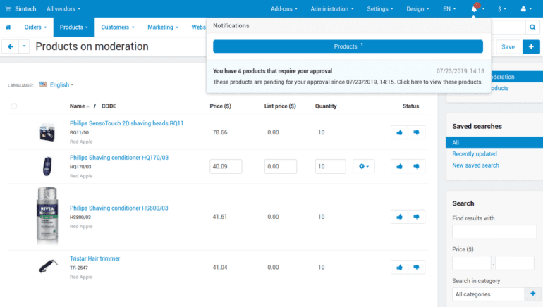 Meet Multi-Vendor 4.11.1 with Storefront Customization and Moderation Improvements: photo 6 - CS-Cart Blog