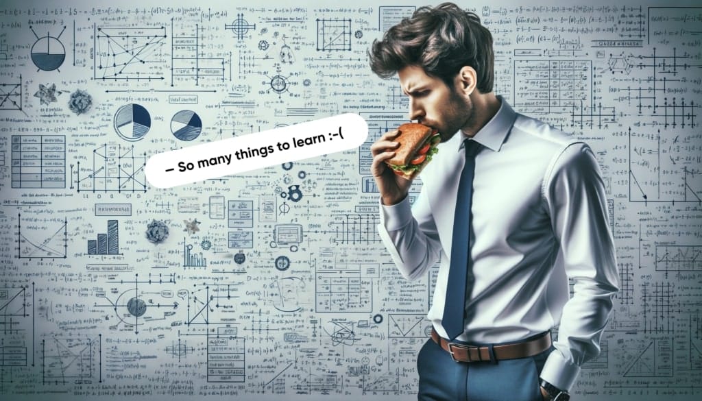 learning curve - so many things to learn