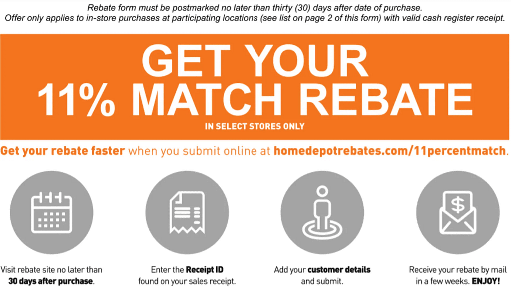 Home Depot Price Match Guarantee