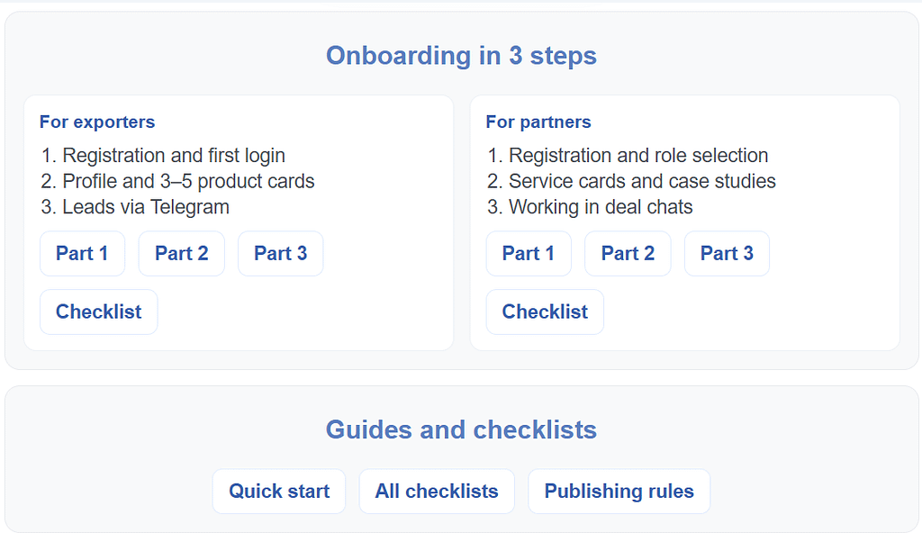 Onboarding Steps
