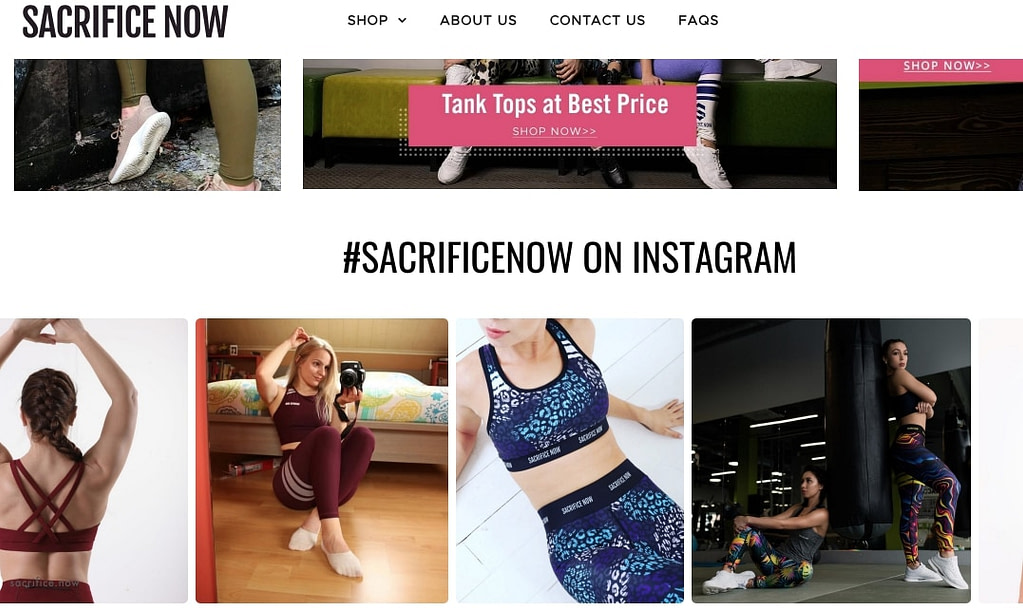 Sacrifice Now on Instagram