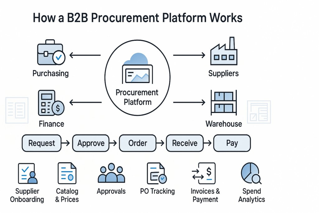 How a B2B Procurement Platform Works