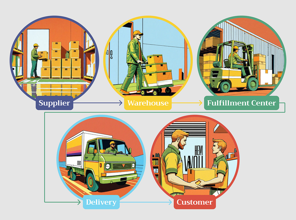 Stages of the eCommerce Supply Chain
