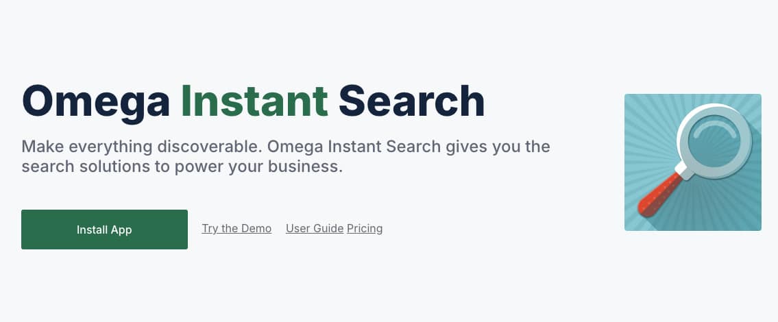 Omega Instant Search - Make everything discoverable