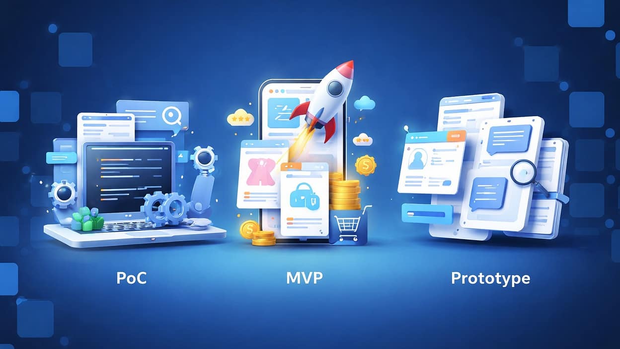 PoC vs MVP vs Prototype cover for CS-Cart Blog