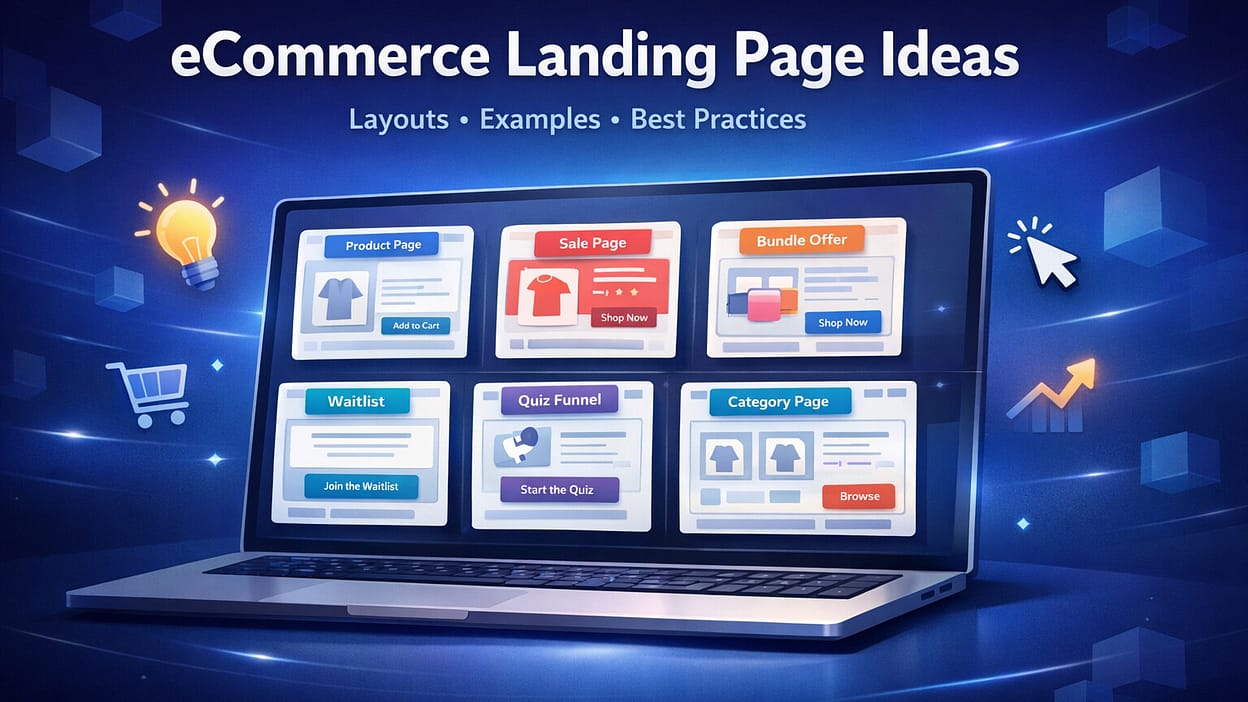 eCommerce Landing Page Ideas