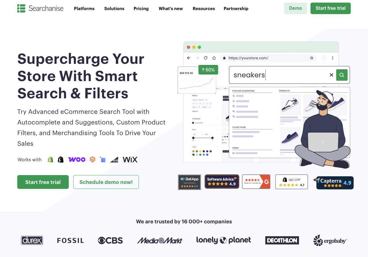 Searchanise - Supercharge Your Store with Smart Search & Filters