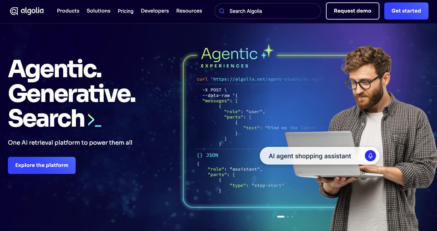 Algolia - Agentic. Generative. Search